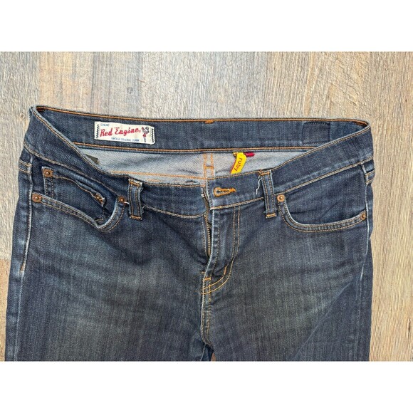 Red Engine Vintage Ruby Women's Raw Selvedge Denim Jeans Size 29 Dark Blue MiUSA - Picture 3 of 16